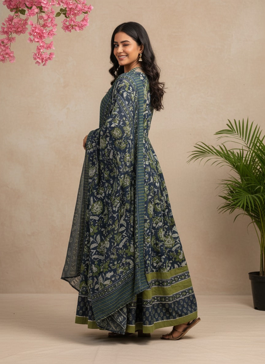 Indigo Olive Heritage Suit Set